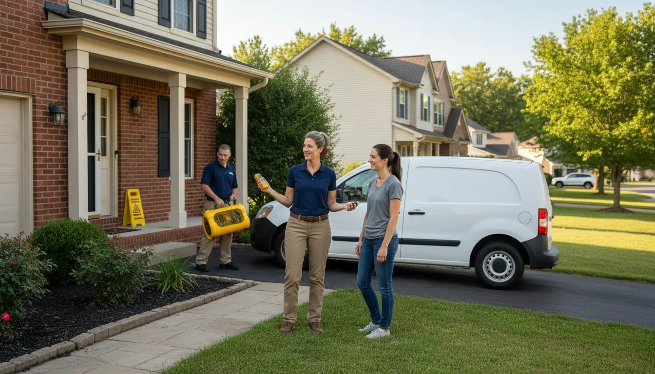 Water restoration image for Mildew Remediation in Gadsden, TN